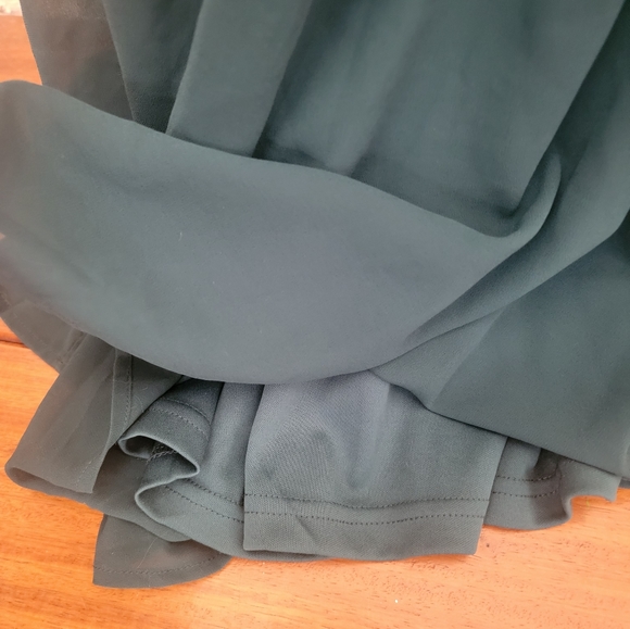 NWT Lulus Air of Romance Forest Green Maxi Dress Size Large - Picture 12 of 13